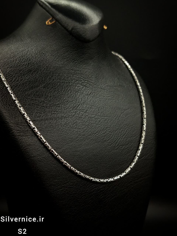 زنجیر نقره مردانه کرال ترک
