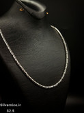 زنجیر نقره مردانه سیاه قلم