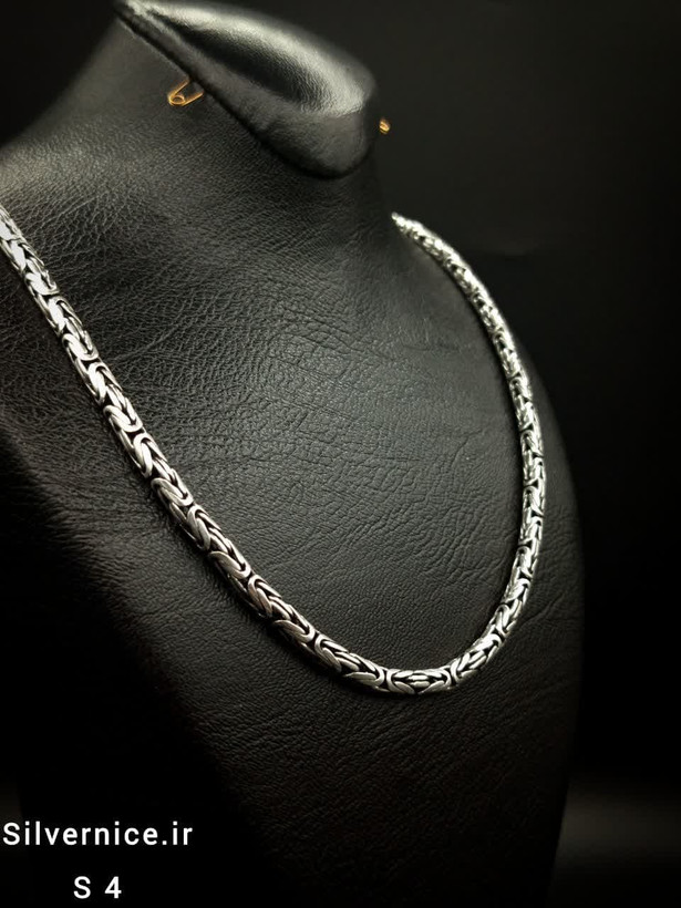 زنجیر نقره مردانه کرال ترک