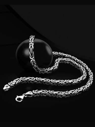 زنجیر مردانه کرال ترک سایز 6 مربع