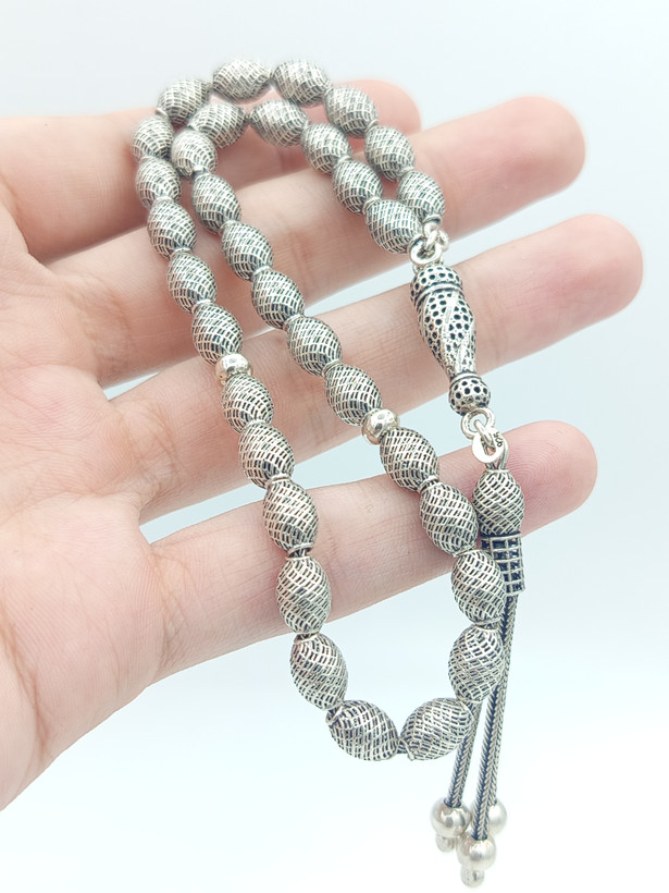 تسبیح تمام نقره