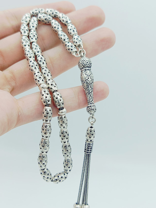 تسبیح تمام نقره