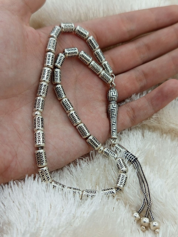 تسبیح نقره اصلی