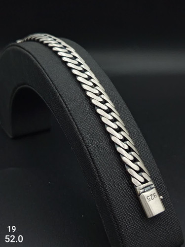 دستبند تمام نقره مردانه اکسید